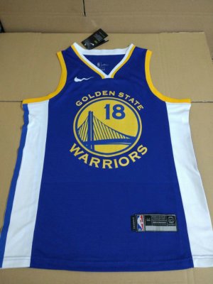 18 Omri Casspi Warriors 2017-18 Season Maillot Bleu